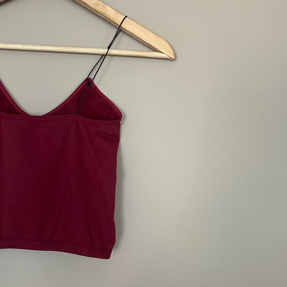 {Free People Intimately} Skinny Strap Seamless Brami Cropped Cami - Womens XS/S - Picture 6 of 7